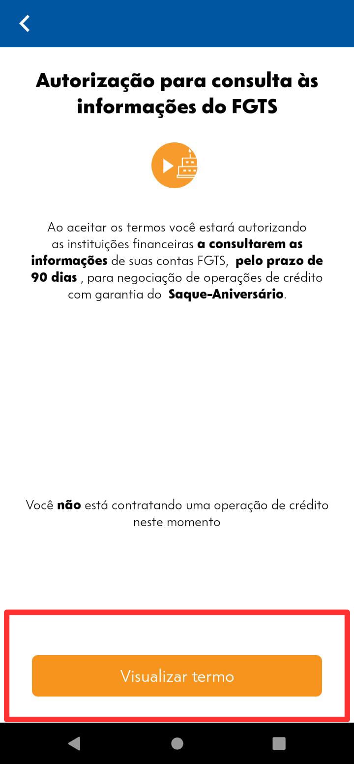 Passo 4: Visualizar Termo